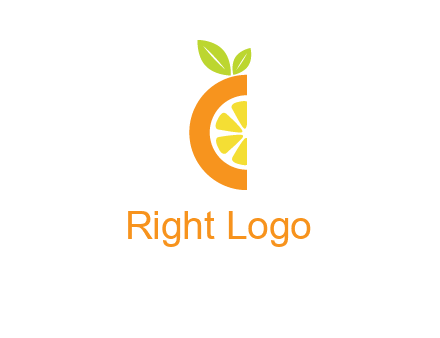 half orange logo