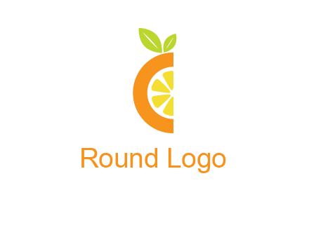 half orange logo