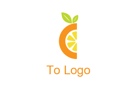 half orange logo