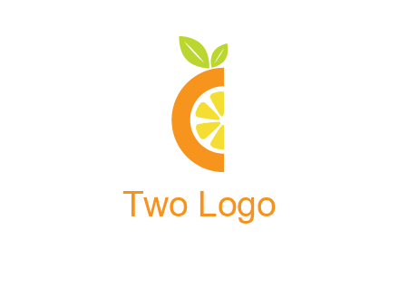 half orange logo