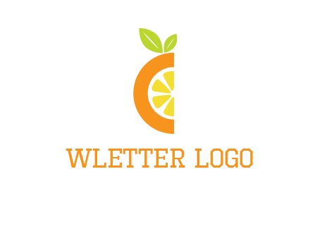 half orange logo