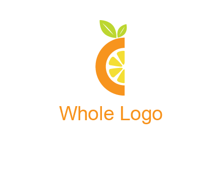 half orange logo