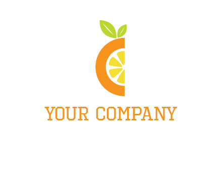 half orange logo
