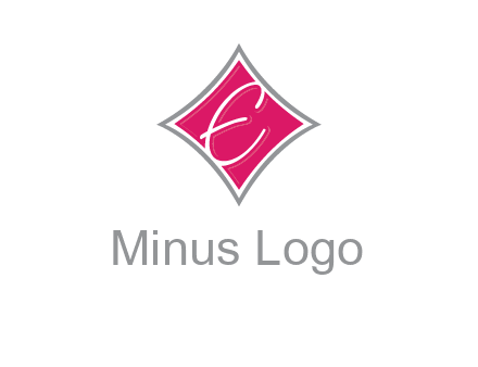 letter e in rhombus logo