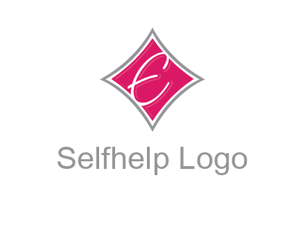 letter e in rhombus logo
