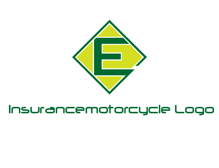 letter e in square logo
