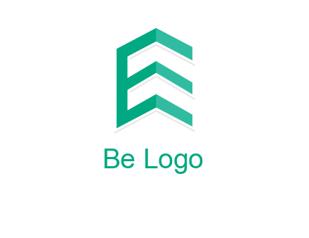 letter e building logo