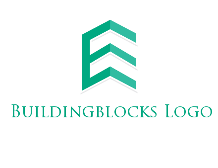 letter e building logo