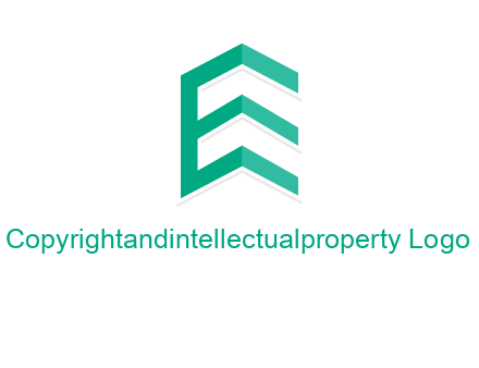 letter e building logo