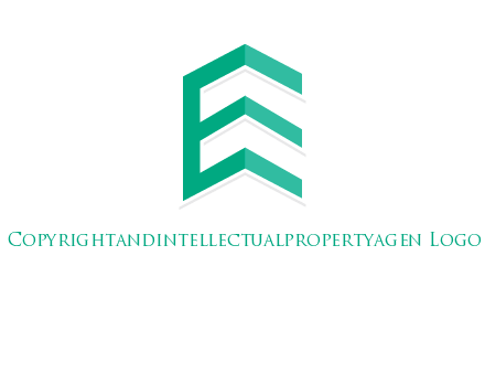 letter e building logo