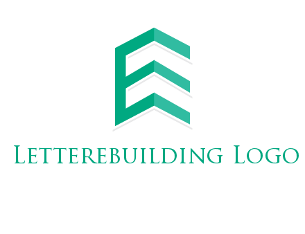 letter e building logo