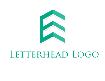 letter e building logo