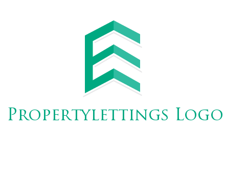 letter e building logo