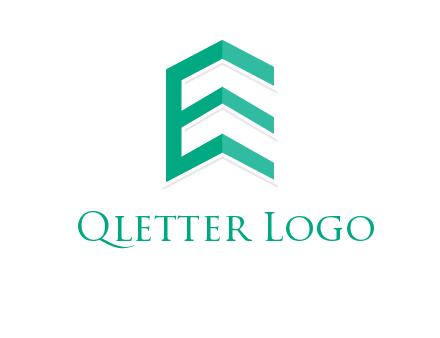 letter e building logo