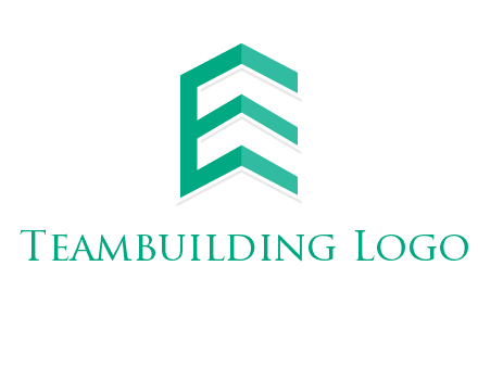 letter e building logo