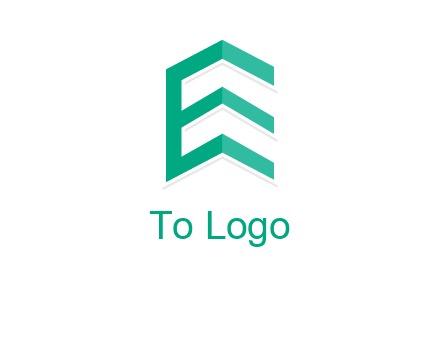 letter e building logo