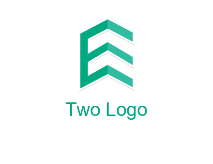 letter e building logo