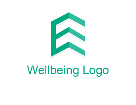 letter e building logo