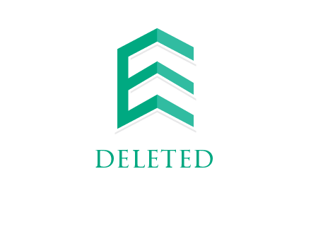 letter e building logo