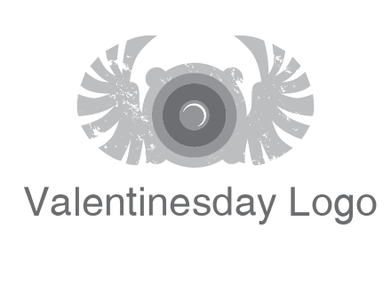 circles with phoenix wings music logo