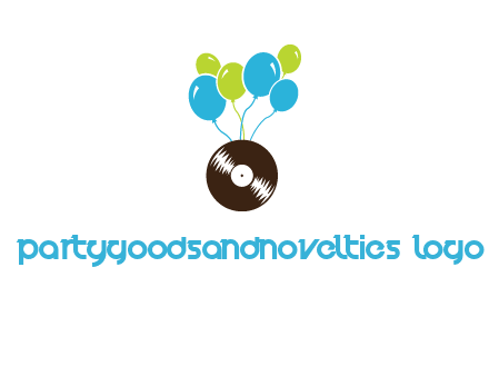 music disk and balloon vector