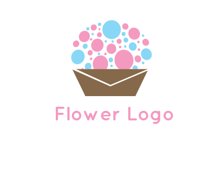 cupcake with envelope logo