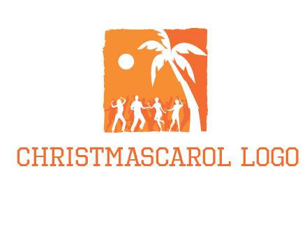 beach dance party logo
