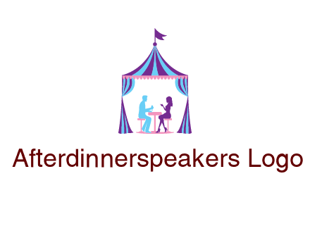 dinner in tent logo