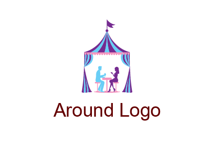 dinner in tent logo