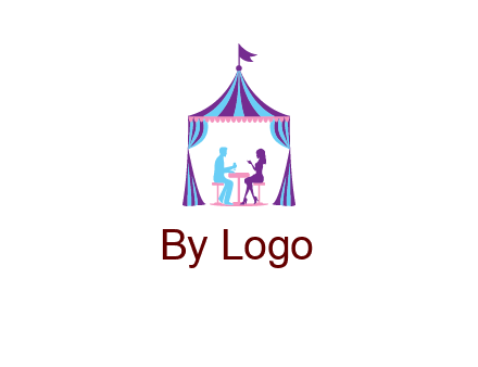 dinner in tent logo