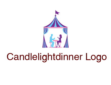 dinner in tent logo
