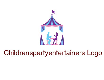 dinner in tent logo