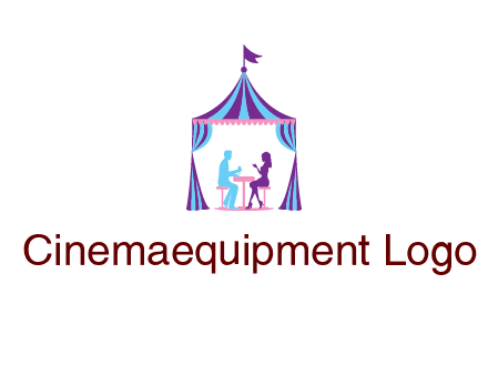 dinner in tent logo