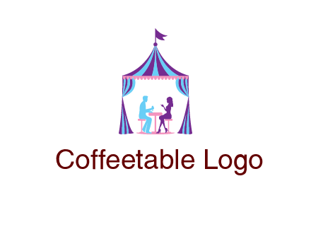 dinner in tent logo