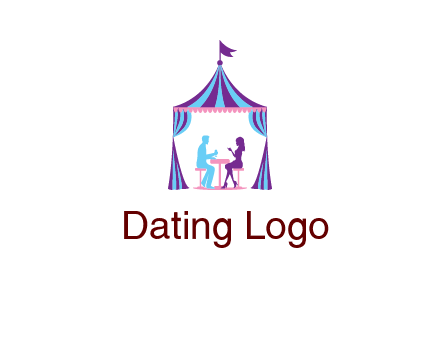 dinner in tent logo