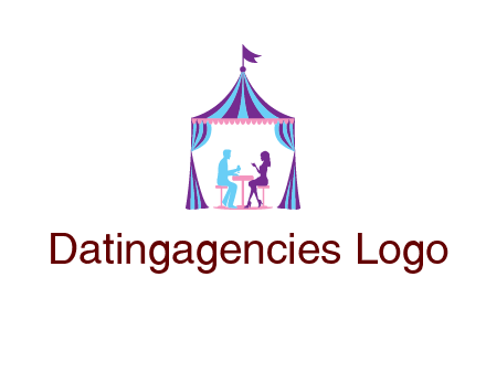 dinner in tent logo