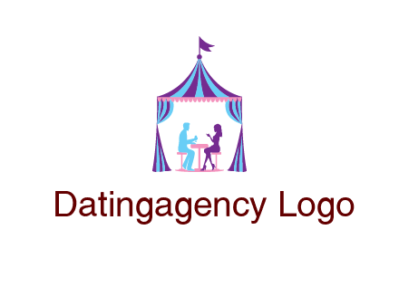 dinner in tent logo