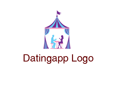dinner in tent logo