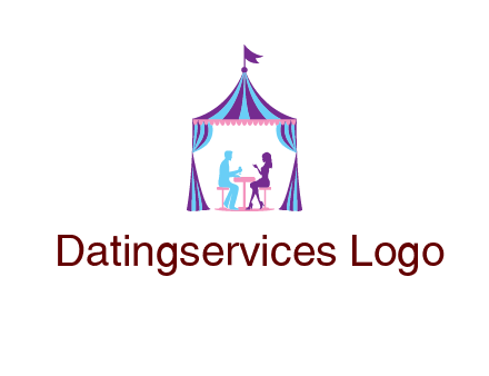 dinner in tent logo