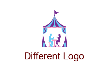 dinner in tent logo