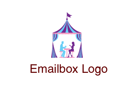 dinner in tent logo
