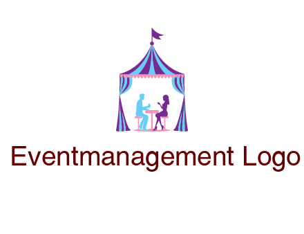 dinner in tent logo