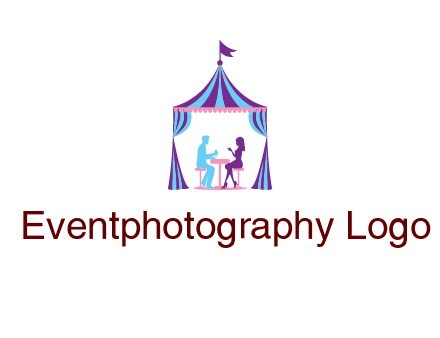 dinner in tent logo