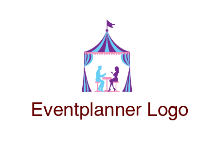 dinner in tent logo