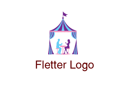 dinner in tent logo