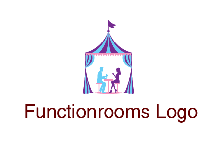 dinner in tent logo