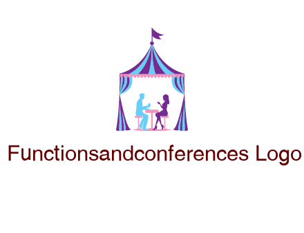 dinner in tent logo