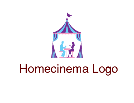 dinner in tent logo