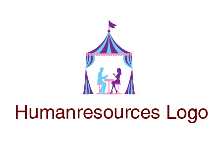 dinner in tent logo