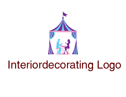 dinner in tent logo